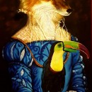 The fox with the toucan